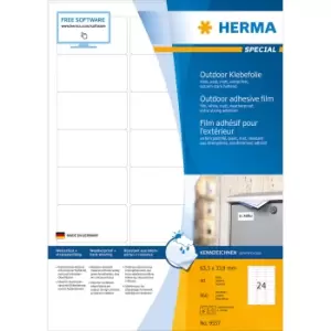 Image of HERMA 9537 self-adhesive label White Rectangle 960 pc(s)