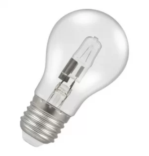 Image of Crompton Lamps Halogen GLS 42W E27 Dimmable Warm White Clear Energy Saver