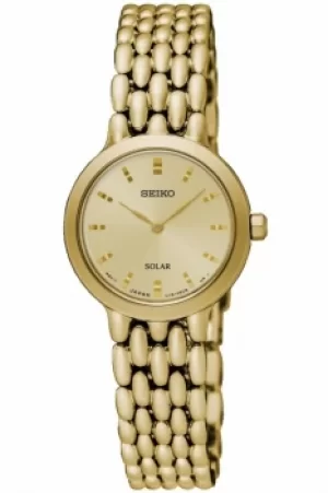 image of Ladies Seiko Dress Solar Powered Watch SUP352P1