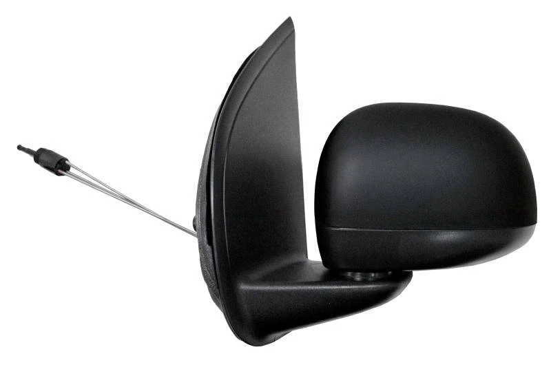 Image of PRASCO FT1247115 Wing mirror Right, black, Heatable, with sensor Outside Mirror (50)