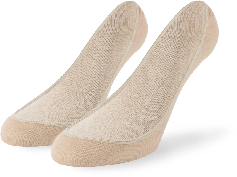 Image of Lenz Soft Touch Inshoes Ladies Socks - Pack of 2, beige, Size 35 - 38 for Women