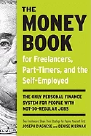 Image of money book for freelancers part timers and the self employed the only pers