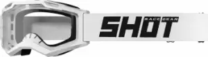 Image of Shot Assault 2.0 Solid Motocross Goggles, white, white, Size One Size