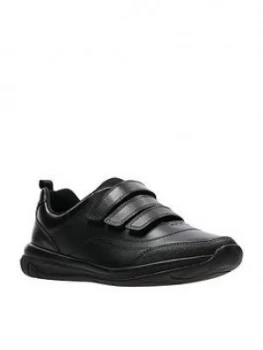 image of Clarks Hula Thrill Younger Boys Shoes - Black, Size 1.5 Older