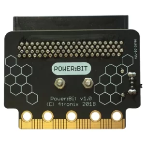 Image of 4tronix Power:Bit Battery add on Board for BBC micro:bit 2xAAA