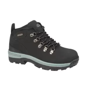 image of Johnscliffe Womens/Ladies Trek Leather Hiking Boots (3 UK) (Black)