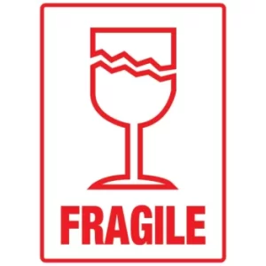 image of 108X79MM Fragile Labels (ROLL-500)