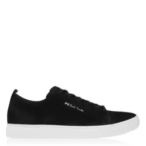 Image of Paul Smith Lee Nubuck Trainers - Black
