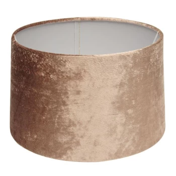 image of Stanford Home Velvet Lampshade - Champagne