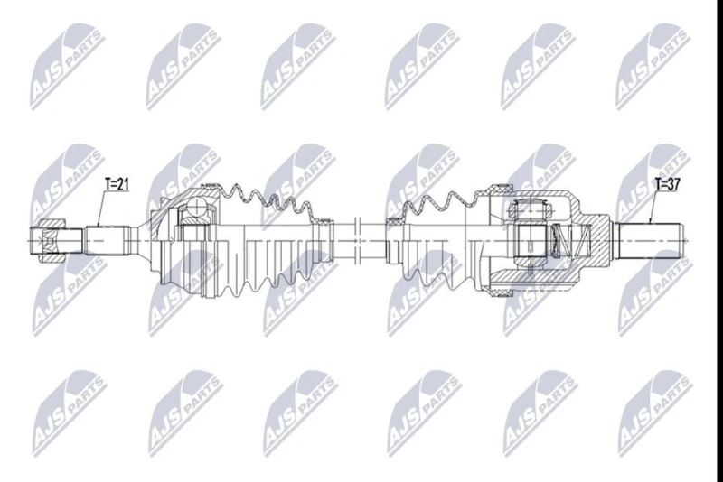 Image of NTY Drive shaft NTY NPW-CT-175
