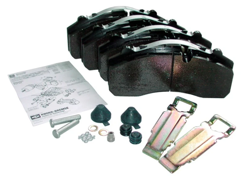 Image of KNORR-BREMSE K011471K50 Brake pad set prepared for wear warning indicator Brake Pad Set,disc brake (402)