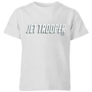 Image of Star Wars The Rise Of Skywalker Jet Trooper Kids T-Shirt - Grey - 11-12 Years