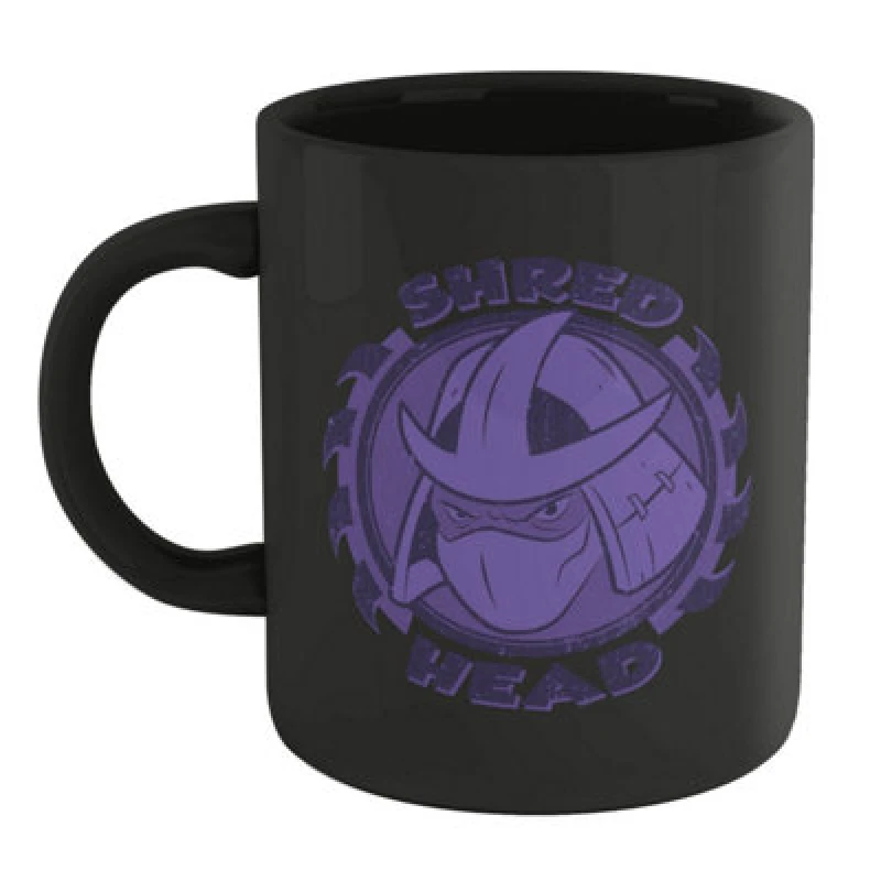 Image of Teenage Mutant Ninja Turtles Teenage Mutant Ninja Turtles Official Shred Head Mug - Black One Size Unisex 5056762888542
