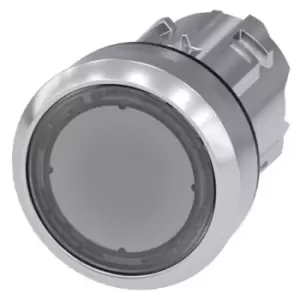 Image of Siemens Flat Clear - Momentary, SIRIUS ACT Series, 22mm Cutout, Round