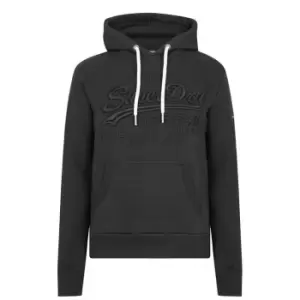 image of Superdry Vintage Logo Toni Over The Head Hoodie - Black