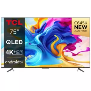 image of TCL 75" 75C645K Smart 4K Ultra HD QLED TV