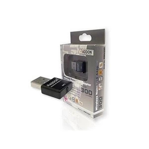Image of ADDON Wireless 300Mbps NANO USB Adapter (NWU285v3)