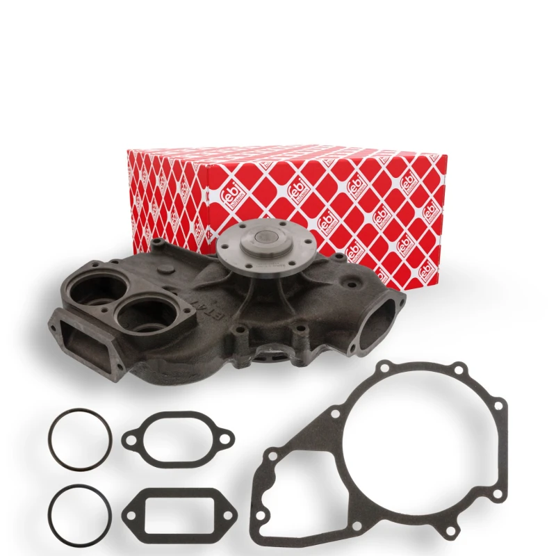 Image of FEBI BILSTEIN 11357 Water pump Grey Cast Iron, with gaskets/seals Grey Cast Iron Water Pump (1260)