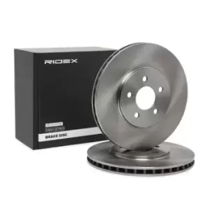 Image of RIDEX Brake disc 82B1049 Brake rotor,Brake discs CHRYSLER,DODGE,SEBRING Cabriolet (JR),STRATUS Cabriolet (JX),SEBRING (JR),STRATUS (JA)