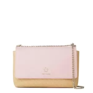 Image of Ted Baker Magdia Raffia Crossbody Bag - Pink