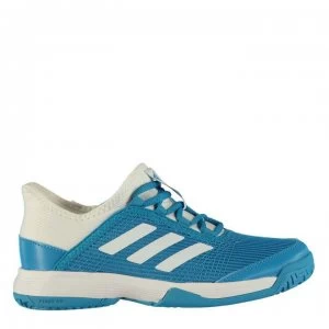 Image of adidas adizero Club Shoes Childrens - Cyan/White