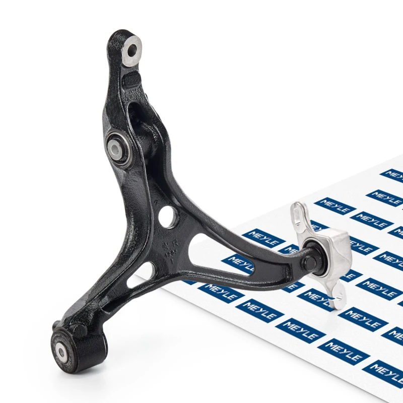 Image of MEYLE 016 050 0078 Suspension arm Control Arm, Cast Steel, Original Quality, Lower, with rubber mount Cast Steel Track Control Arm (273)