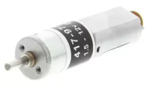 Image of RS PRO Brushed Geared DC Geared Motor, 0.394 W, 12 V, 20 Ncm, 27 rpm, 3mm Shaft Diameter