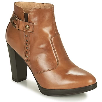 image of NeroGiardini - womens Low Ankle Boots in Brown,4,5,6,6.5,2.5