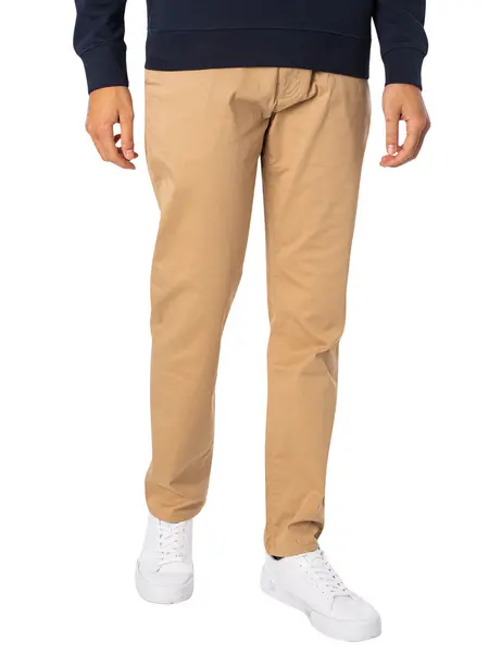 Image of Farah Lawson Twill Chinos Burnt Sand 34W x 32L