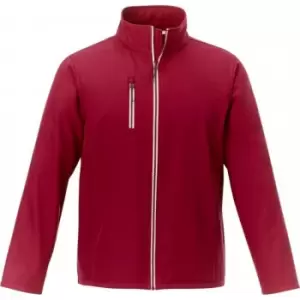 Elevate Orion Mens Softshell Jacket (S) (Red)