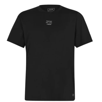 Image of Firetrap Print T Shirt - Black