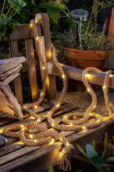 image of 4m Solar Light Hemp Rope