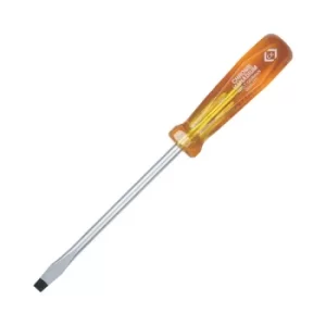 image of CK Tools T4810 12 HD Classic Flared Tip Screwdriver Slotted12x300mm