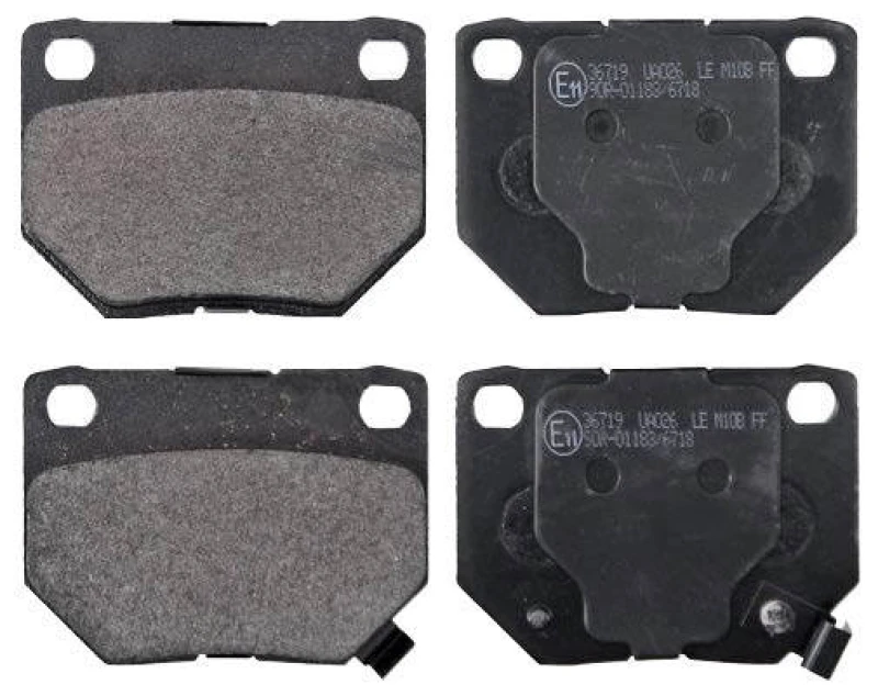 Image of A.B.S. 36719 Brake pad set with acoustic wear warning Brake Pad Set,disc brake (402)