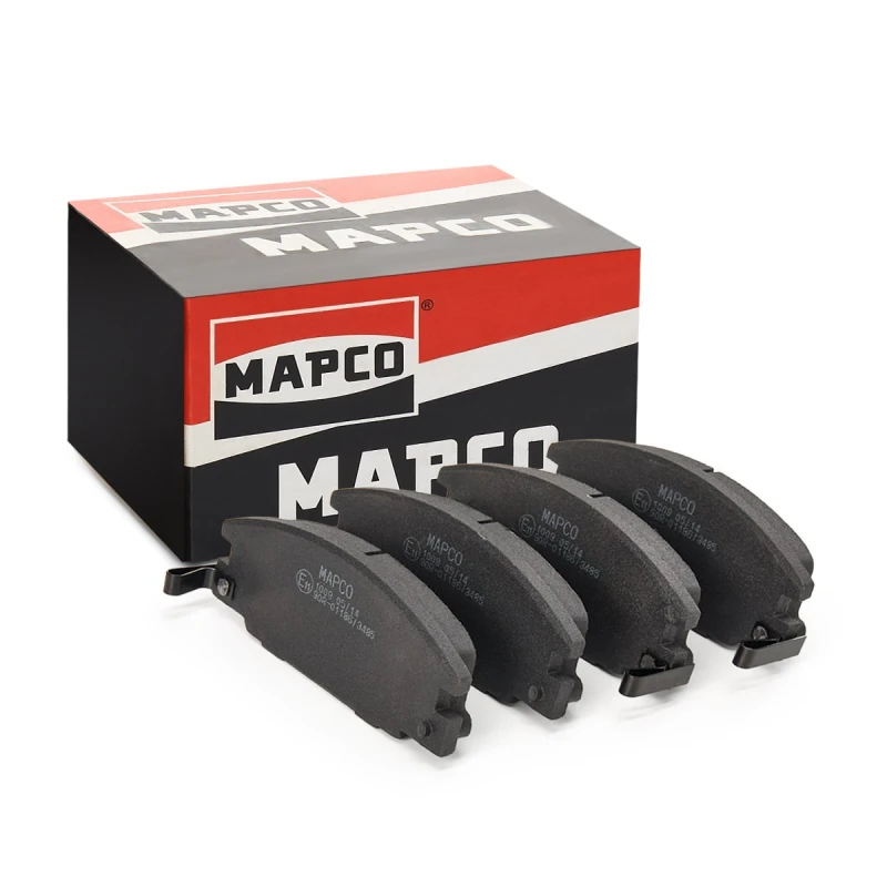Image of MAPCO 6438 Brake pad set Front Axle, incl. wear warning contact Brake Pad Set,disc brake (402)