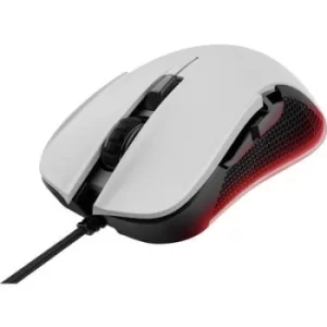 Image of Trust GXT 922W YBAR USB, Corded Gaming mouse Optical Backlit White/black, RGB