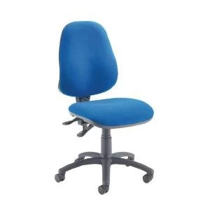 Image of First High Back Operators Chair Blue KF98506