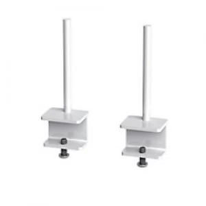 Image of Dams International Fabric Screen Brackets AFSBK-WH Aluminium White