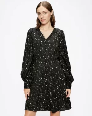 Image of Star Print Mini Tea Dress