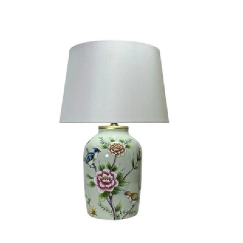 Image of Minster 44Cm Table Lamp And Shade - Ceramic - L23 X W23 X H44 Cm