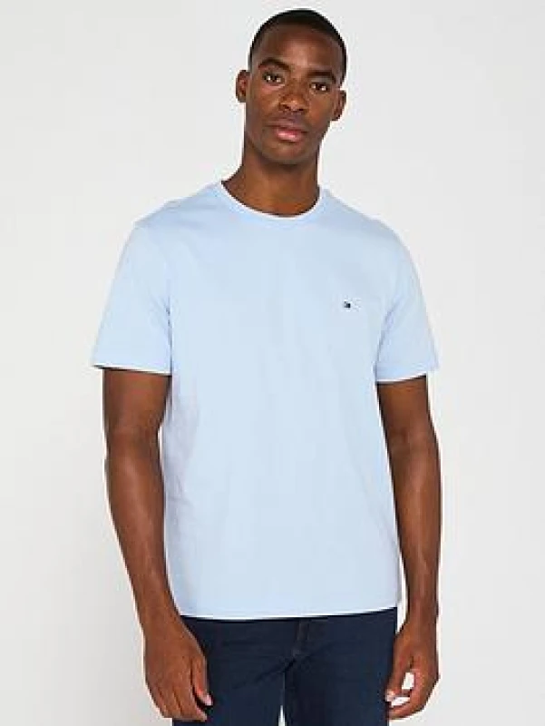 Image of Tommy Hilfiger Short-sleeved T-Shirt Regular Fit T-Shirts S Blue 59909550350
