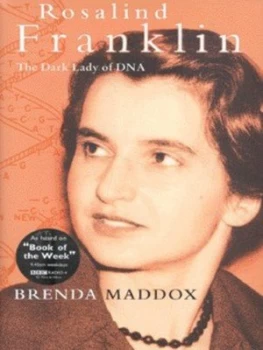 Image of Rosalind Franklin by Brenda Maddox Hardback
