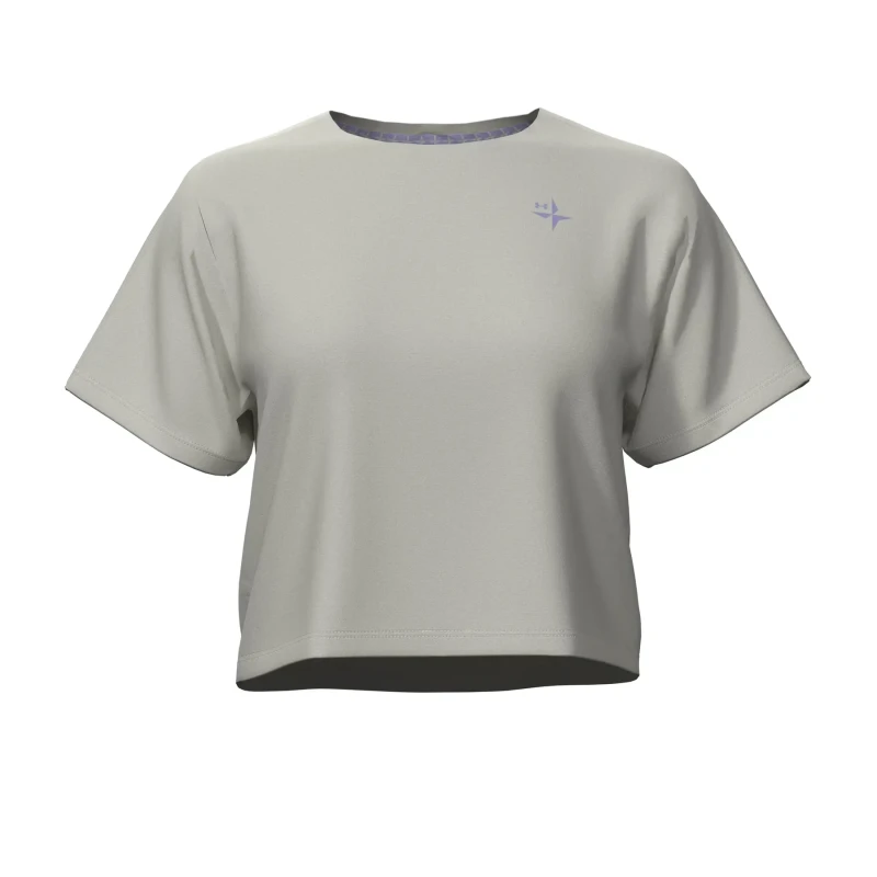 Image of Womens T-Shirt Under Armour Explor Blanc Female L