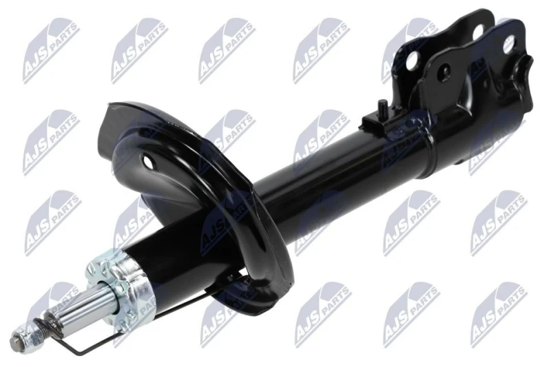 Image of NTY A-MS-004 Shock absorber Front Axle Left, Gas Pressure, Twin-Tube, Suspension Strut, Bottom Clamp Shock Absorber (854)