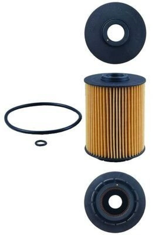 Image of MAHLE OX 356D Oil filter Filter Insert, with gasket/seal Oil Filter (7)