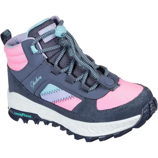 image of Skechers Girls Fuse Tread Lets Explore Walking Boots UK Size 1.5 (EU 34) Grey/Multi SKE1743-GYMT-1.5