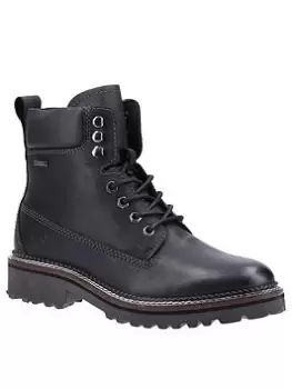 Image of Cotswold Chipping Lace Up Ankle Boots, Black, Size 4, Women