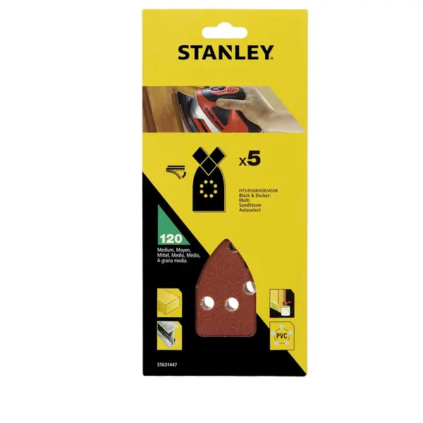 Image of Stanley Sanding Sheets - 120G - STA31447-XJ