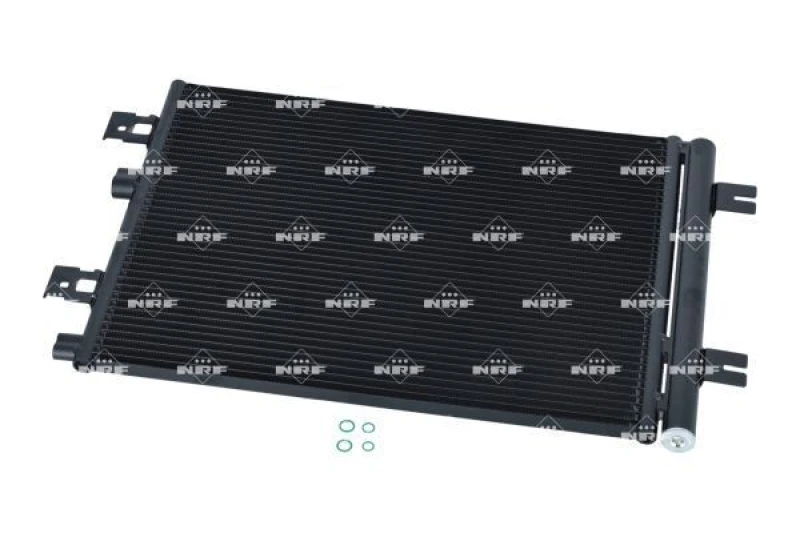 Image of NRF 35947 Condenser EASY FIT, with seal ring, with nitrogen filling Aluminium Condenser,air conditioning (448)