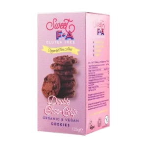 Image of Sweet FA Double Chocolate Chip Cookies 125g